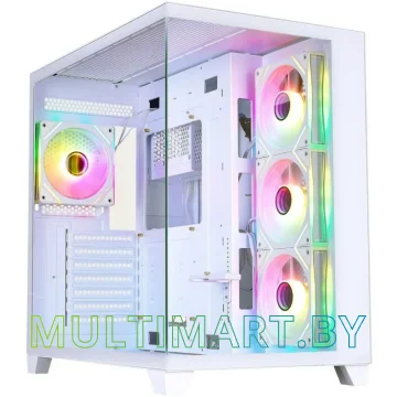 Корпус 1stPlayer MV8-TP MV8-TP-WH-3F7R-W-1F7-W (белый)